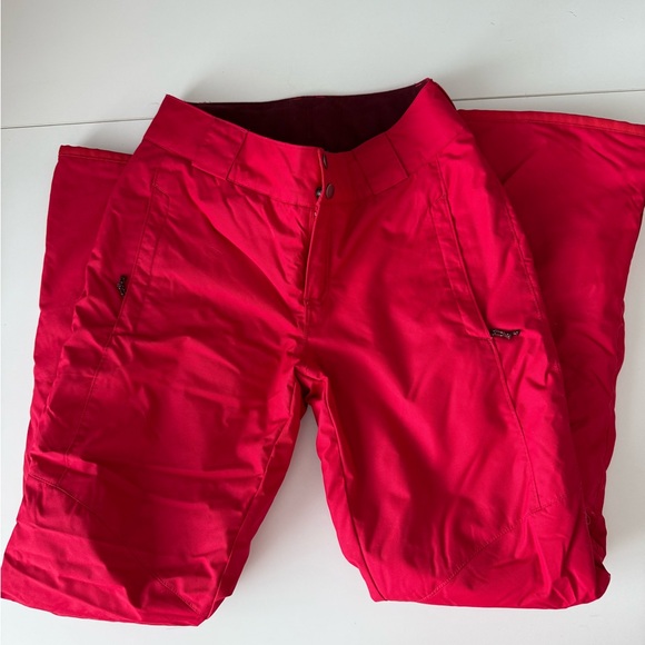 Columbia Deep Red Snow Pants - Picture 2 of 4